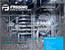Tablet Screenshot of fresnopipe.com
